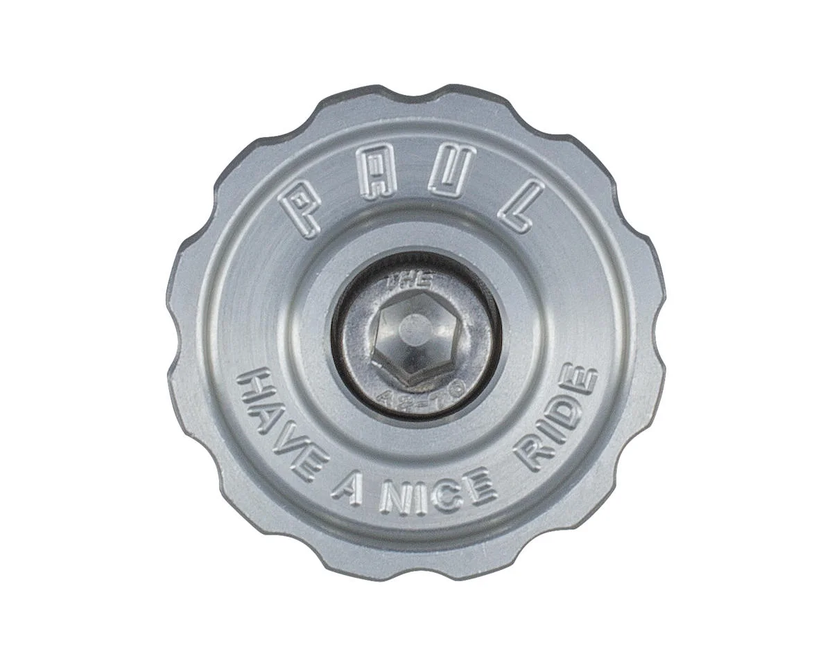 Paul Components Aluminum Top Cap (Silver) (1-1/8")